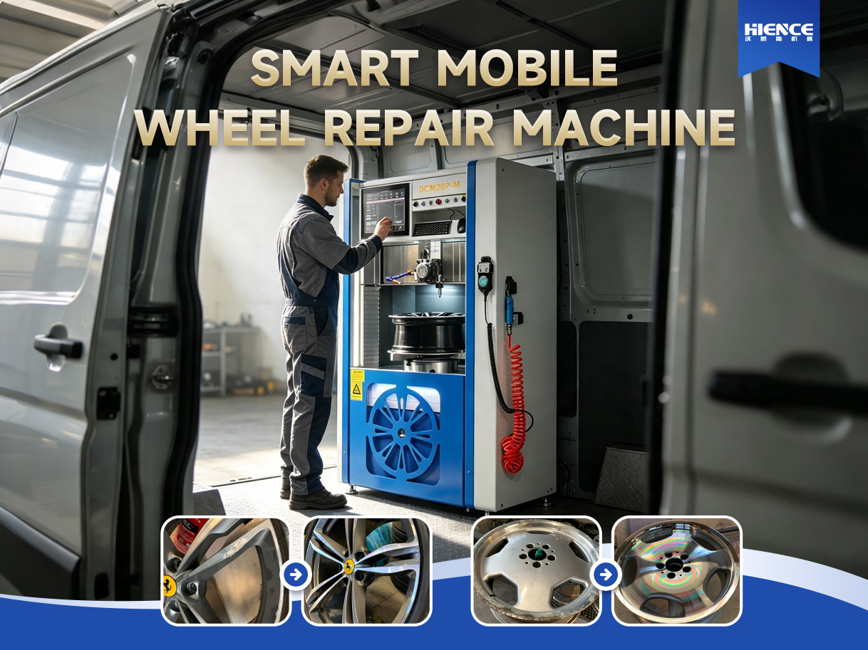 A smarter mobile solution with wheel repair machine