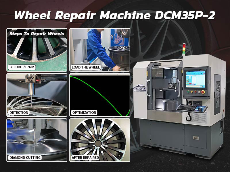 New vertical wheel repair machine is the best choice for you