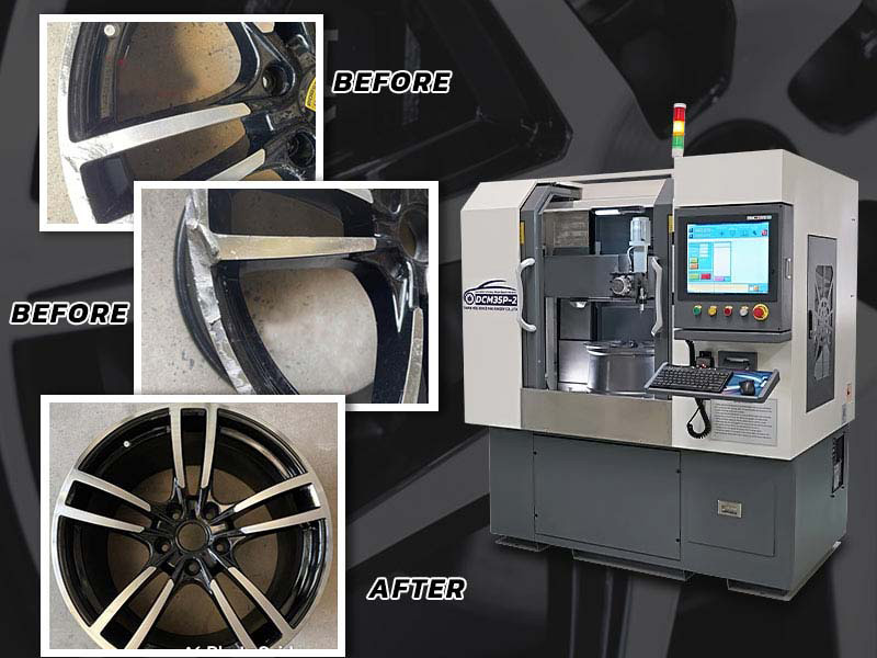 The after-sales service system of wheel repair machine