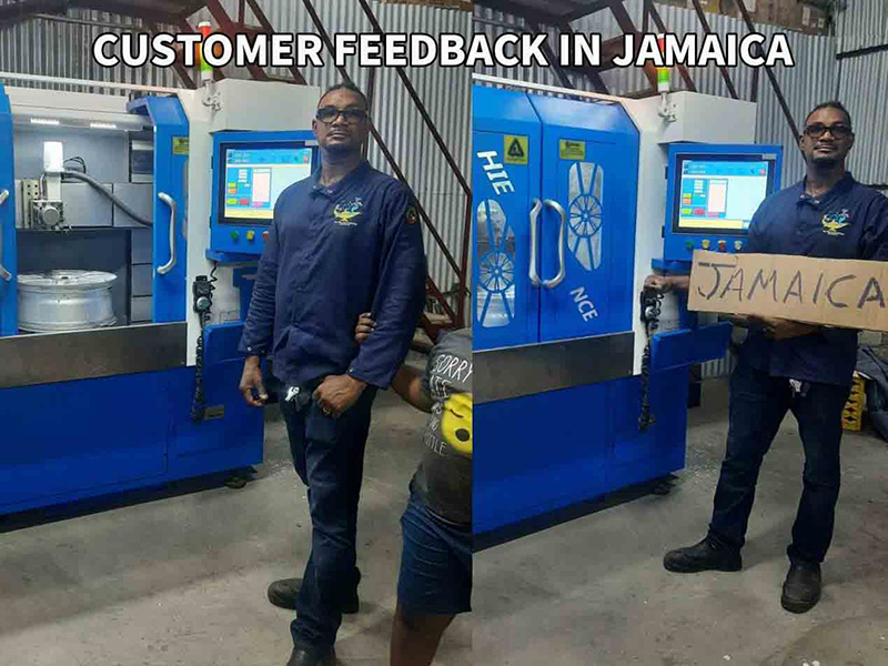 The story of a Jamaican customer buying a wheel repair machine DCM35P-2