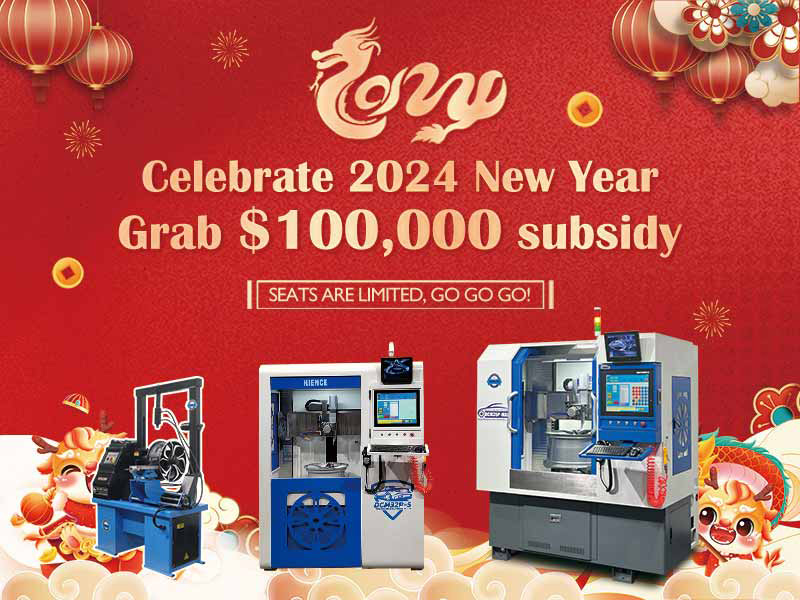 Unbelievable promotion of the wheel repair machine for New Year
