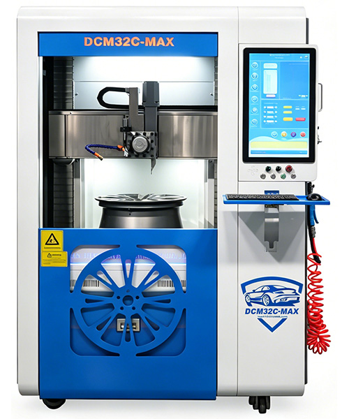 Diamond Cutting Alloy Wheel Repair Machine DCM32C-MAX